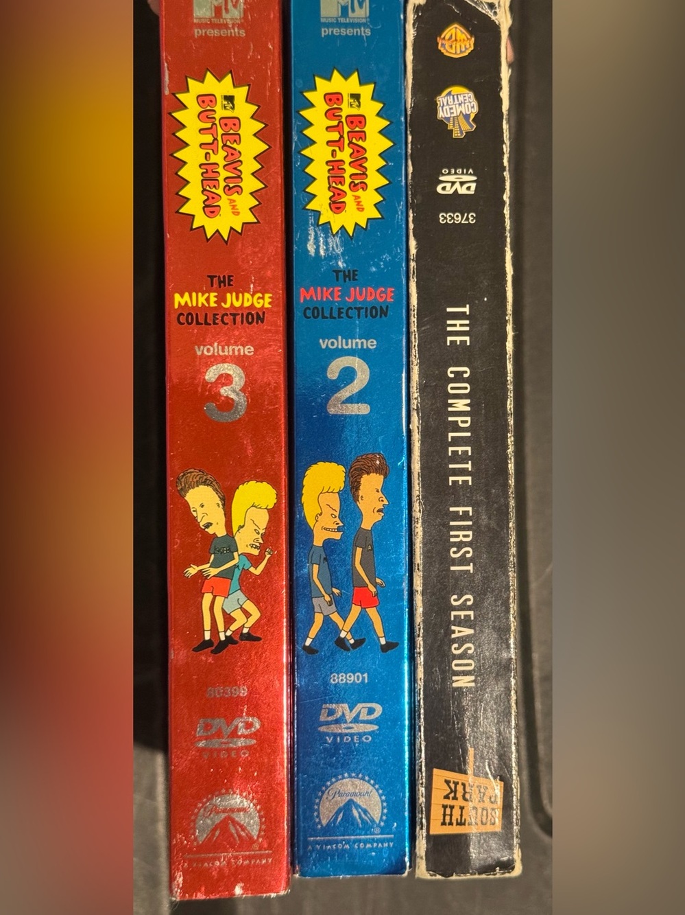 South Park and Beavis & Butthead Series DVDS